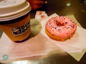 Donuts Dunkin' Donuts no aeroporto de Lima no peru