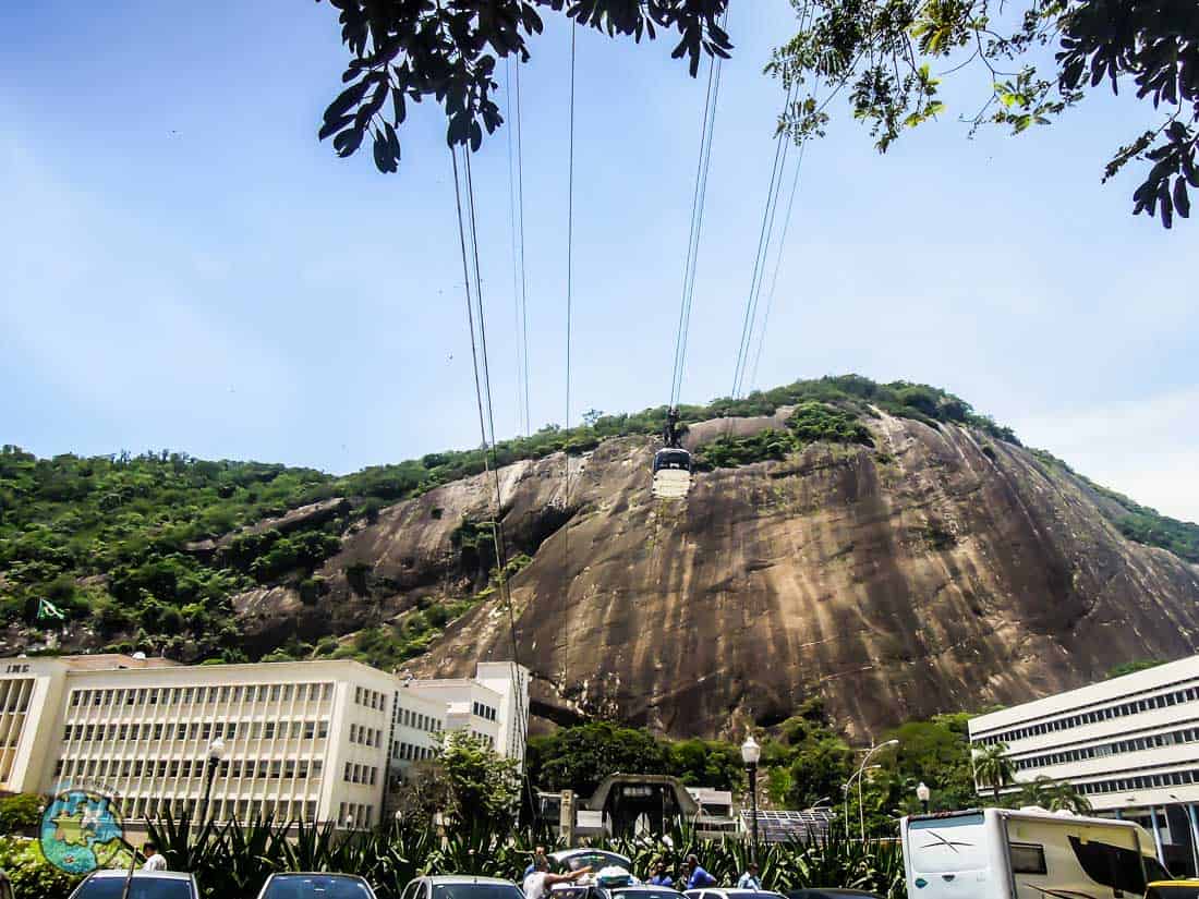 Morro do Pão de Açúcar trações do Rio de Janeiro no verão