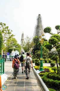 entrada do Templo Wat Arun em bangkok