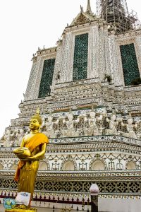 Detalhes do templo Wat Arun.