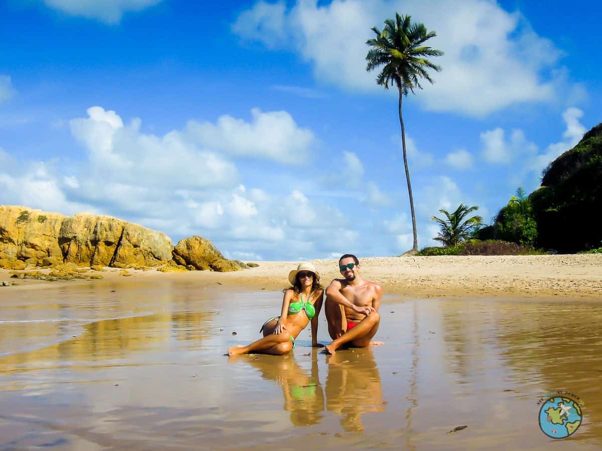 Praia de Tabatinga em João Pessoa. As praias do brasil mais bonitas