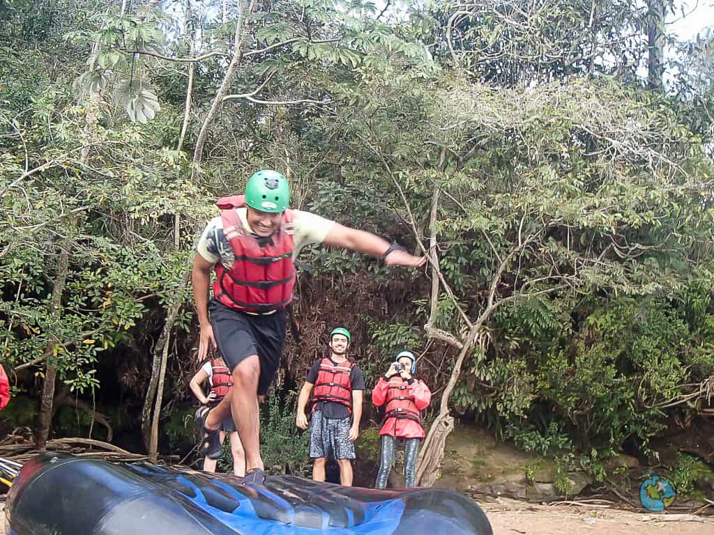 Rafting no rio Tibagi Passeios perto de Curitiba