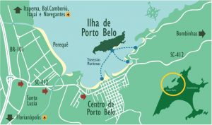 Mapa de Porto Belo