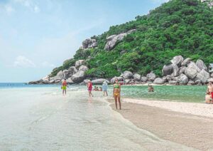 praia na Tailândia